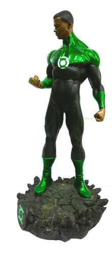 Estatueta De Resina Dc Comics Jonn Stewart - Lanterna Verde