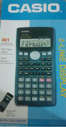 Calculadora Científica Casio Fx-991ms Plus 401 Funciones