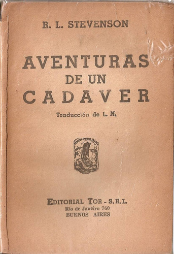 Aventuras De Un Cadaver - Stevenson - Tor