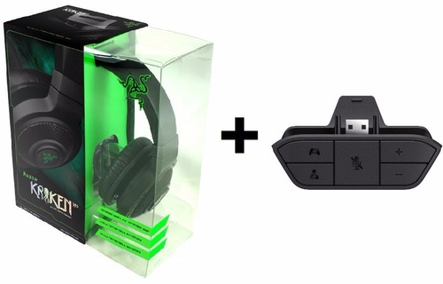 Headset Razer Kraken Pro Preto C/ Adaptador Áudio Xbox One