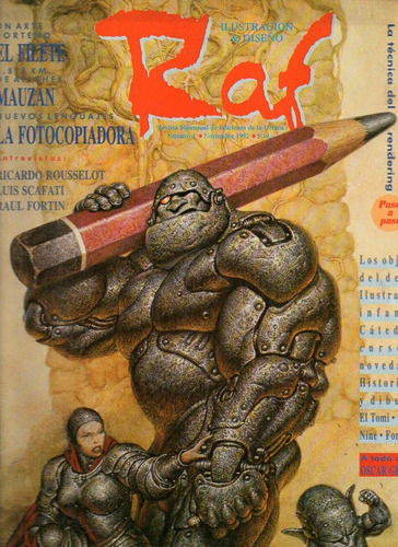 Revista Raf 1 Ilustracion Y Diseño