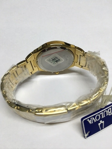 Relógio Bulova Masculino Wb21196g Dourado Analogico