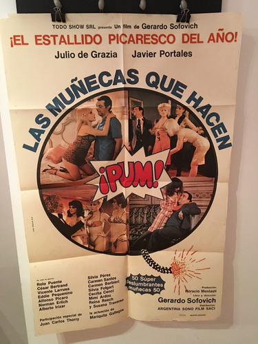 Afiche De Cine Original - Las Muñecas Que Hacen Pum