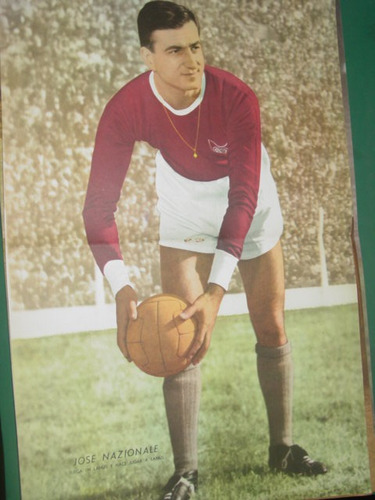 Poster Antiguo Futbol Jose Nazionale Lanus