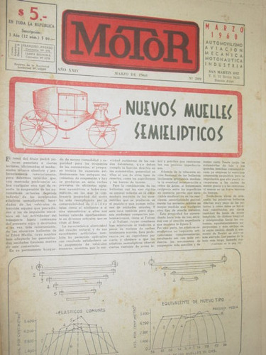 Diario Revista Motor 289 Automovilismo Aviacion Mecanica