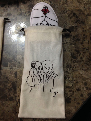 Bolsas De Recuerdo Para Pantuflas Y Sandalias Para Boda