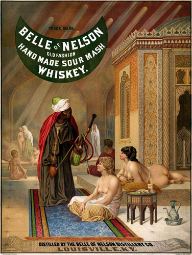 Lienzo Canvas Arte Publicidad Whisky Belle Nelson 70x50