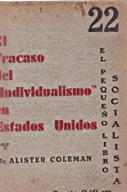 El Fracaso Del Individualismo En Ee Uu  Mc Allister Coleman