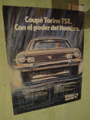 Publicidad Torino Coupe Tsx Año 1978