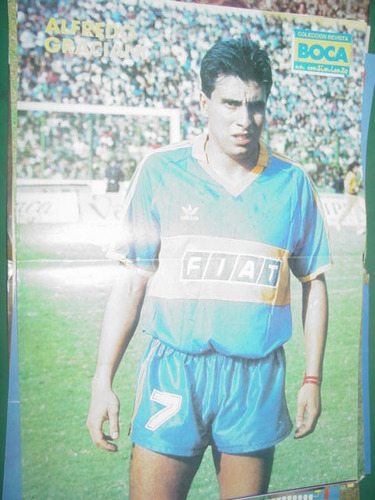 Poster Original Futbol Boca Juniors Alfredo Graciani