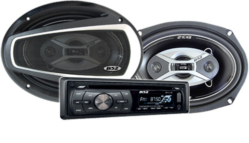 Autoestereo + Juego De Parlantes B52 600 Watts Elk-769b