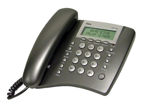 Teléfono Lcd Inteligente Tarifador Identificador Shirosc3126