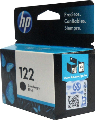 Cartucho Tinta Hp 122 Negro Ch561hl Original Para 1000 1050