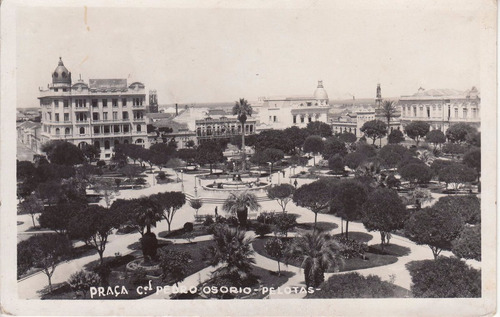 1948 Brasil Postal  De Plaza Coronel Pedro Osorio Pelotas