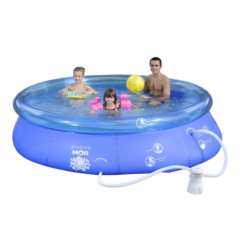 Piscina Splash Fun Mor 4.600 Litros Combo 220v