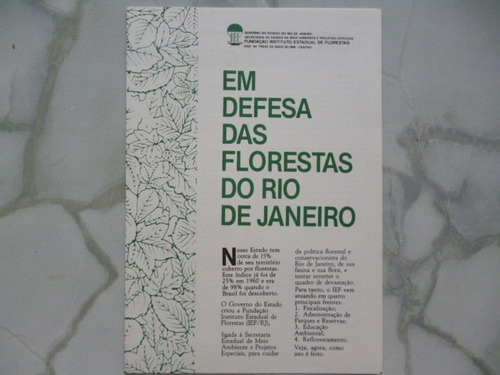 Cadernos De Ecologia Rio 92