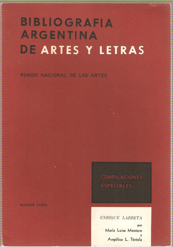 Bibliografía Argentina De Artes Y Letras Nº 19 1964