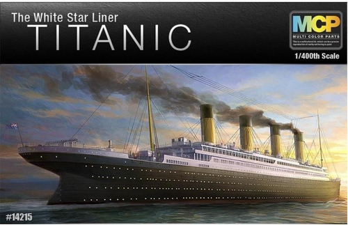 Navio Miniatura Titanic Academy 1/400 Com Cola