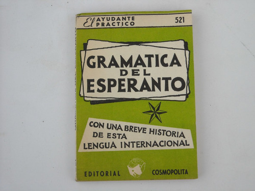 Librito Ayudante Practico Gramatica Del Esperanto  # 521