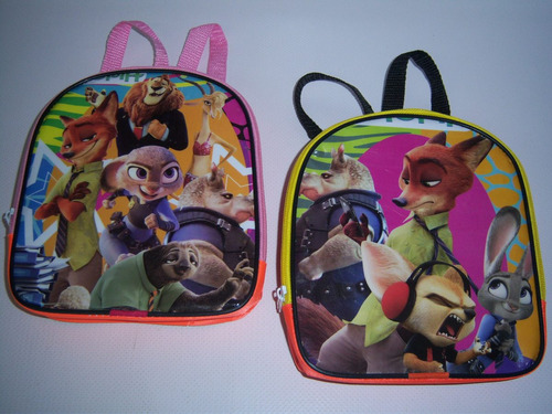 10 Mochilas Dulceros Bolos Regalos Articulos Fiesta Zootopia