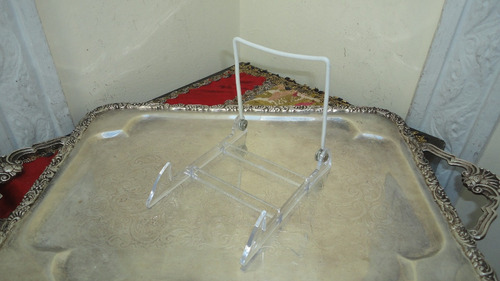 Imagen 5 de 6 de Soporte Para Plato Decoracion Hasta 25cm Diametro Miralo