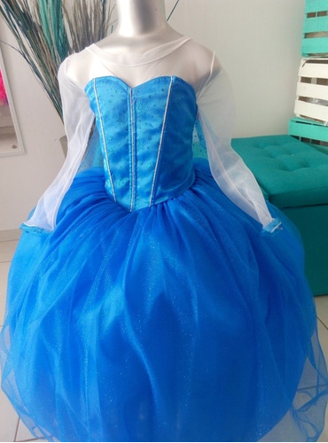 Disfraz Vestido Frozen Ana Elsa Cenicienta Sofia