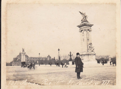 Antigua Fotografia Paris Vehiculos Francia Vintage Rara