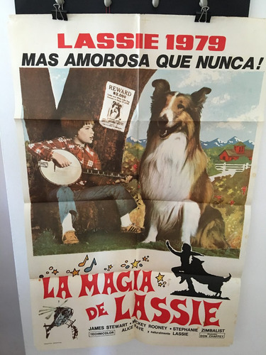Afiche De Cine Original Original - La Magia De Lassie