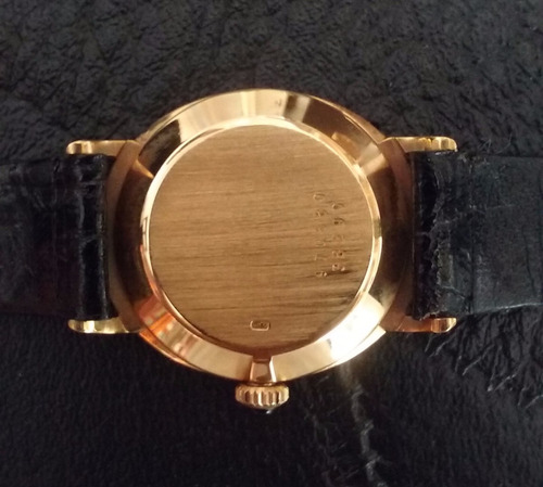 Baume & Mercier Ouro Amarelo ,pulseira Couro, Manual,fem.