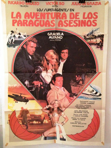 Afiche De Cine - Las Aventuras De Los Paraguas Asesinos