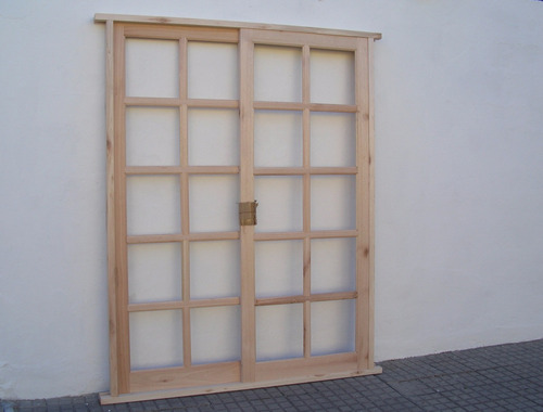 Ventana Madera Estilo Colonial 120 X 100