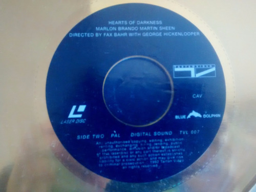Laser Disc De La Pelicula Hearts Of Darkness (u1290