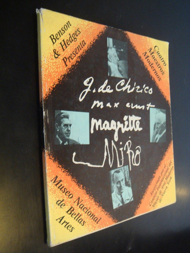 Cuatro Maestros Modernos Chirico Max Ernst Magritte Miro Mnb
