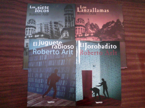 Roberto Arlt Lote X 4 Libros Nuevos 7 Locos Juguete Y 2 Más