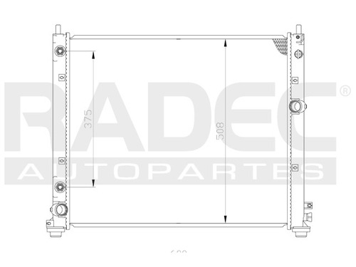 Radiador  Cts 08-12 V6 3.0/3.2 Lts Automatico