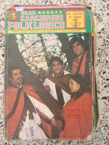 Cancionero Folklorico Los Gauchos De Guemes Alberto Merlo