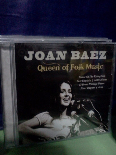 Joan Baez Queen Of Folk Music  Cd Nuevo Sellado Original