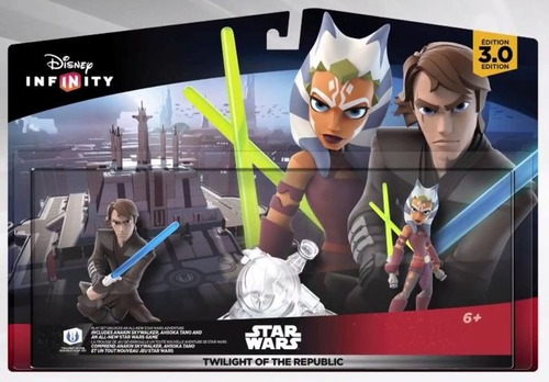 Disney Infinity 3.0 Star Wars Twilight Of The Republic Set Caja Dañada