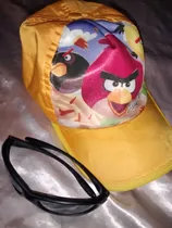 Comprar Angry Birds Gorra Y Lentes Sol Usados Niños 4 A 5 Años   
