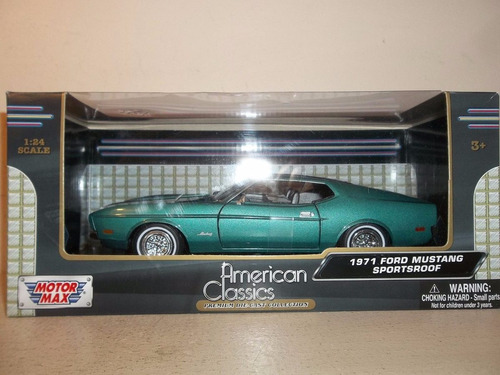 Ford Mustang Sportsroof 1971 Motor Max American Classic 1/24