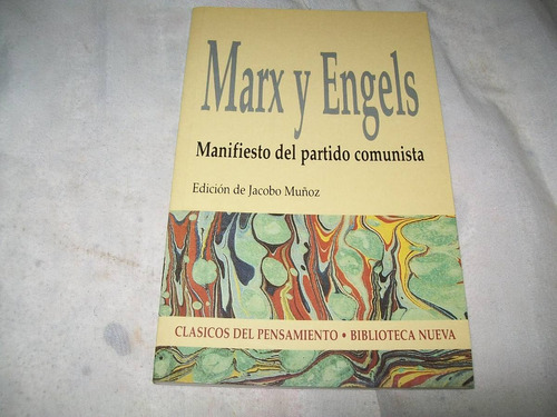 Manifiesto Del Partido Comunista · Marx Y Engels · J. Muñoz.