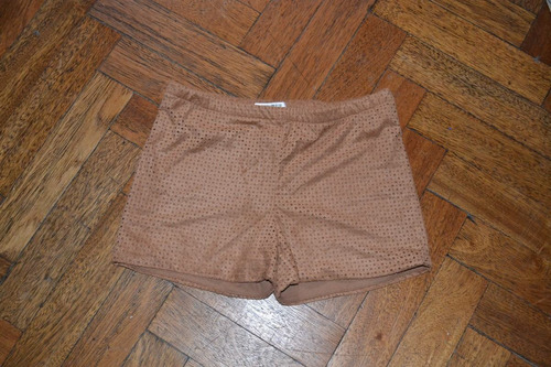 Short Color Camel Gamuzina Calada