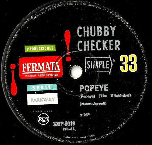 Chubby Checker      Popeye - Limbo Rock           Simple
