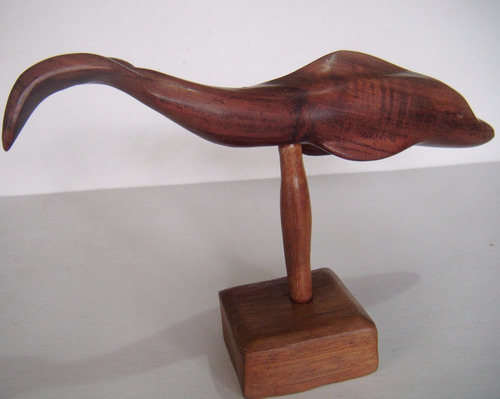Delfín De Madera, Artesanía Cubana (Usado)
