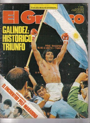 El Grafico / N° 3106 / 1979 / Galindez Historico Triunfo