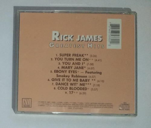 rick james greatest hits motown