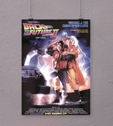 Volver Al Futuro 2 -back To The Future  Poster Cine 90x60 Cm