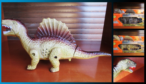 Genial Dinosaurio Movimiento Luz Y Sonido 29cms - Bigbull