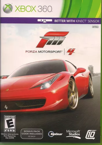 Jogo Forza Motorsport 4 Xbox 360 Game Corrida Mídia Física