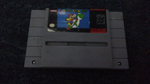 Super Mario World Para Super Nintendo Snes,excelente Titulo